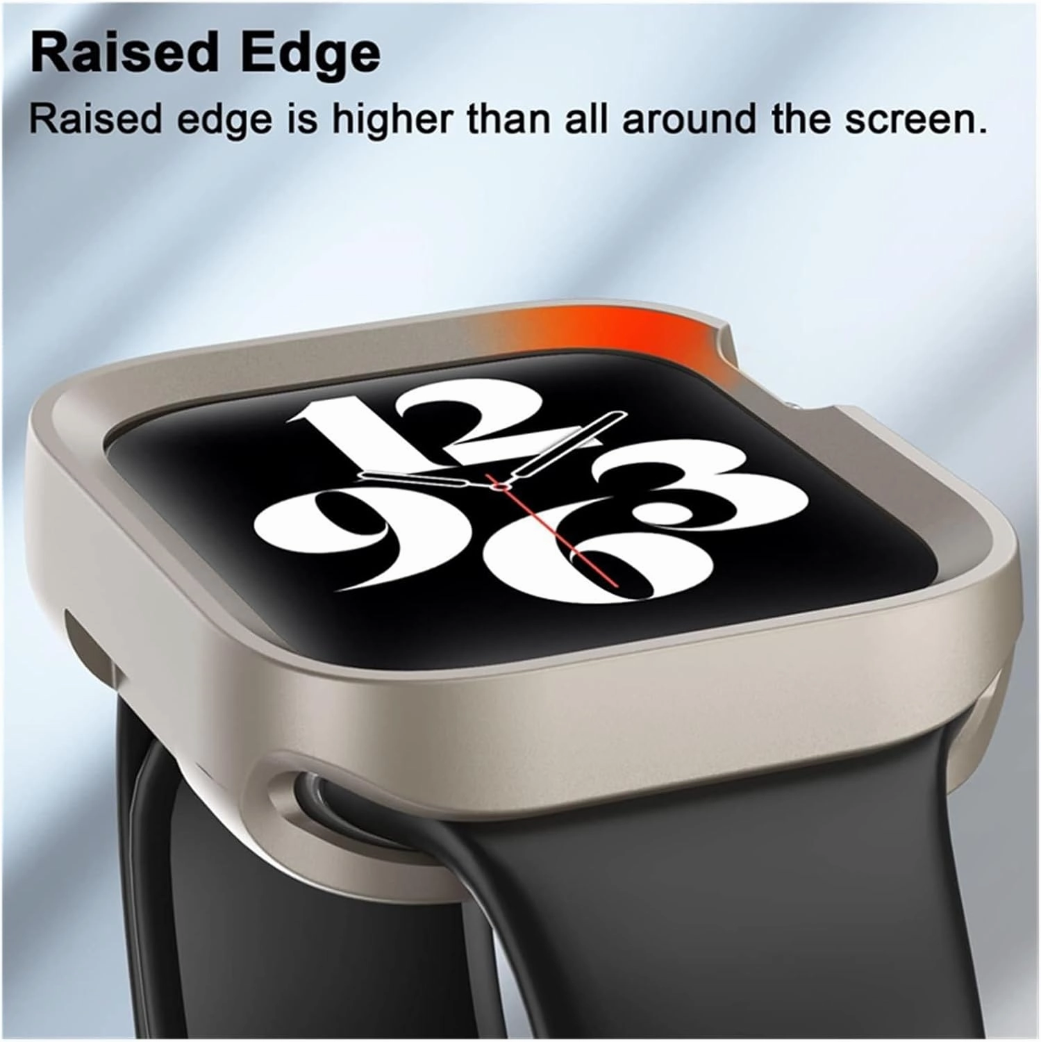 TPU Cover for Apple Watch Series Ultra 49mm 9 8 7 41mm 45mm Bumper Frame Shell Cases for iWatch 6 5 SE 4 40 44mm Case(Matte Transparent,49mm)