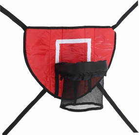 Trampoline Basketball Hoop with Stylish Backboard Replacement Net for Trampoline Enhances Agility and Coordination Indoor and Outdoor Fun