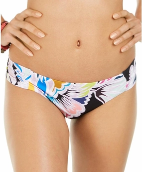 Trina Turk Women's Shirred Side Hipster Pant Bikini Swimsuit Bottom
