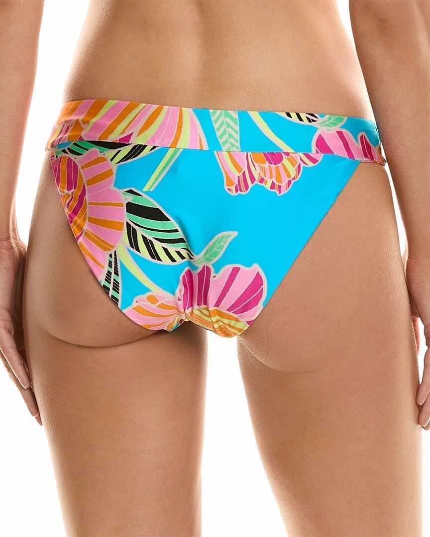 Trina Turk Women's Standard Poppy Banded Hipster Bikini Bottom-Cheeky Coverage, Swimwear Separates