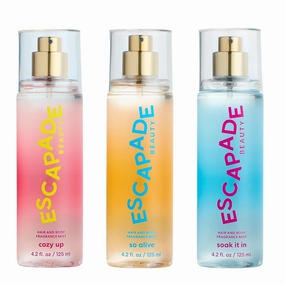Trio Gift Set: So Alive, Soak it In, Cozy Up - Hair and Body Fragrance Mist - (3), 4.2oz each