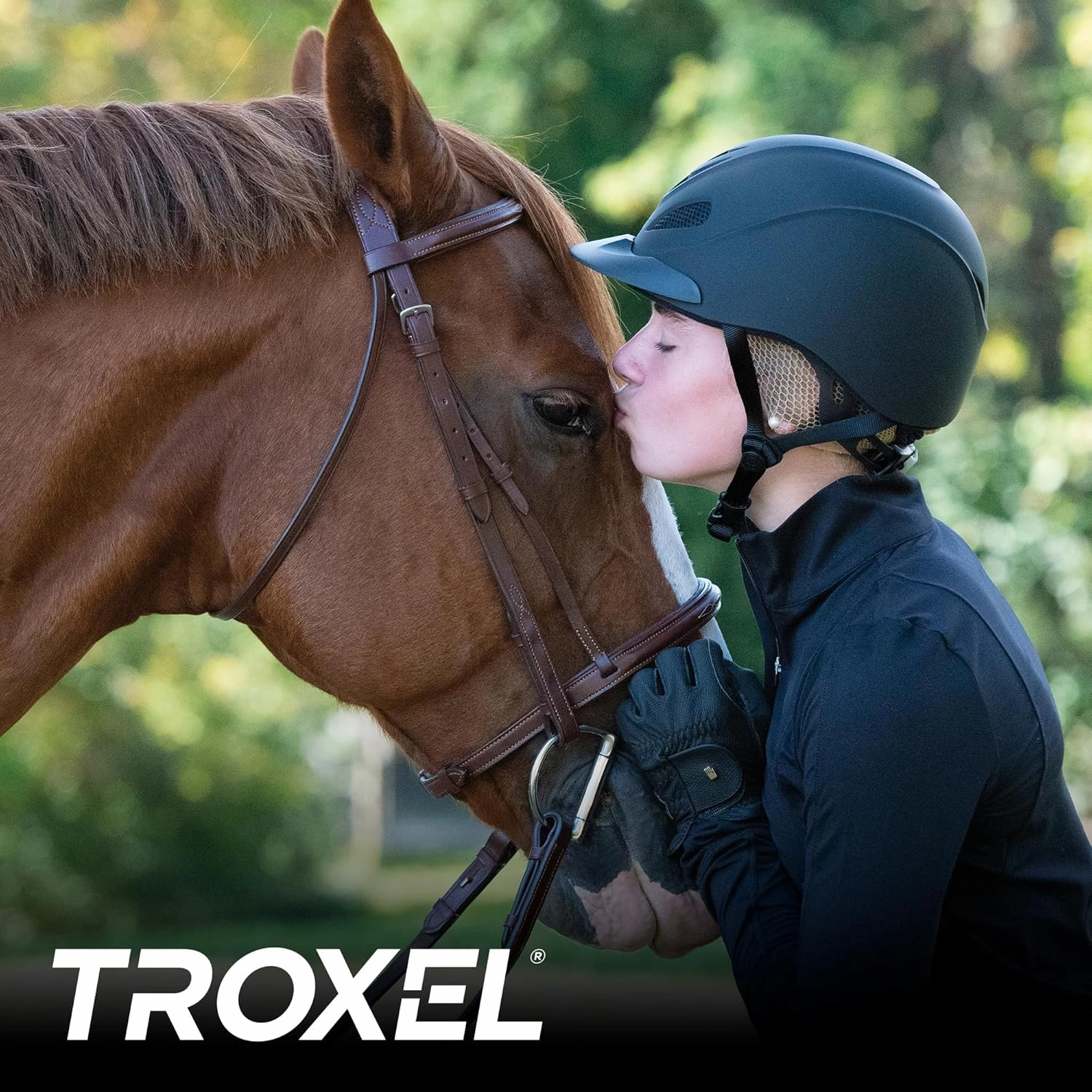 Troxel Liberty Ultralight Horse Riding Helmet, Low-Profile Adjustable Design, Safety Horseback Riding Gear