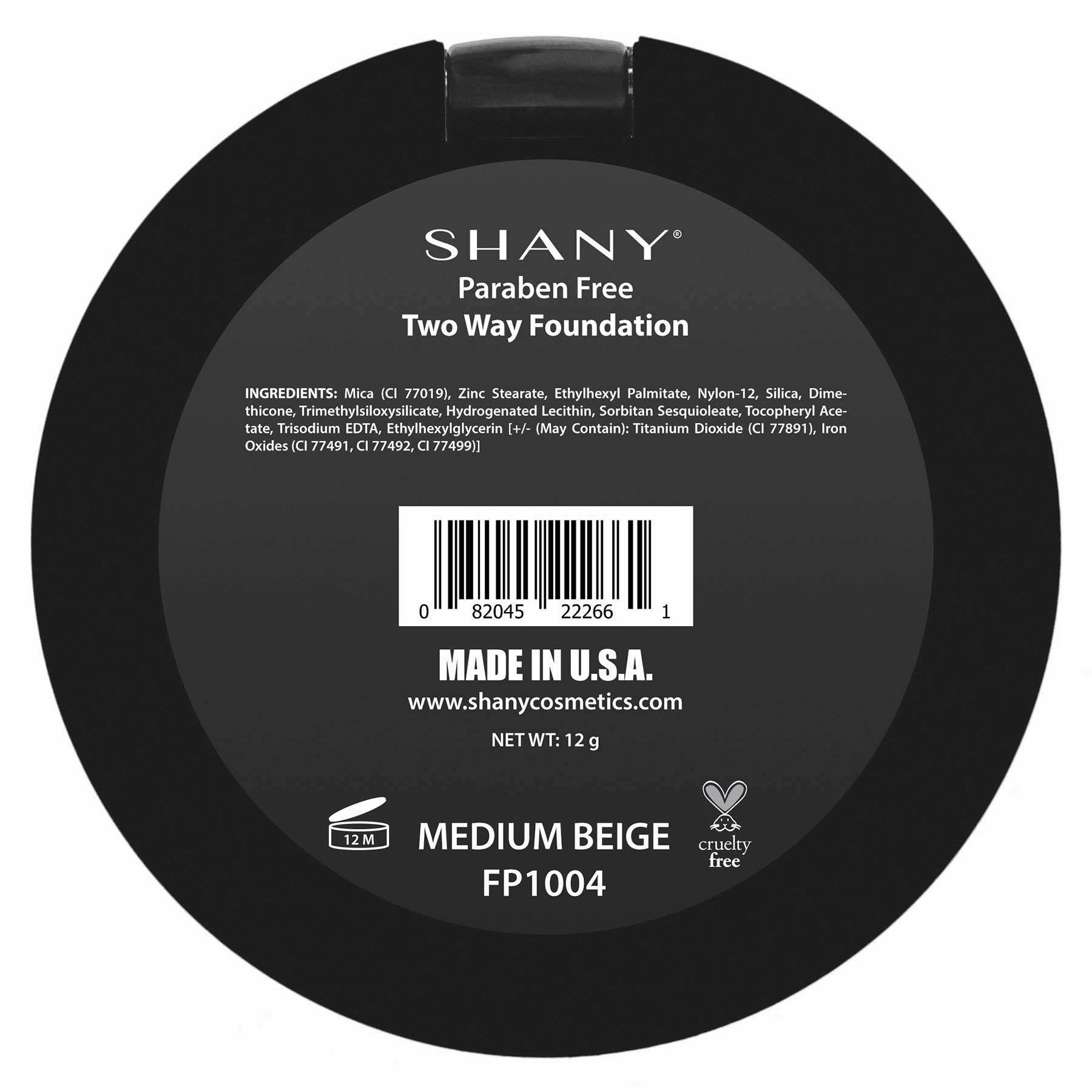 Two Way Foundation, Oil-Free, Talc Free, Wet/Dry