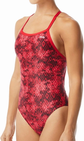 TYR Glacial Diamondfit, RED, 26