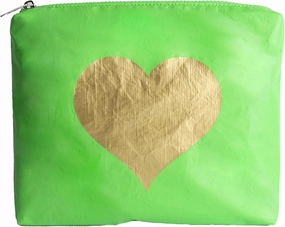 Tyvek Pouch – Fun & Stylish Organizer for Makeup Travel Accessories Skincare & More – Love Heart & Star Designs