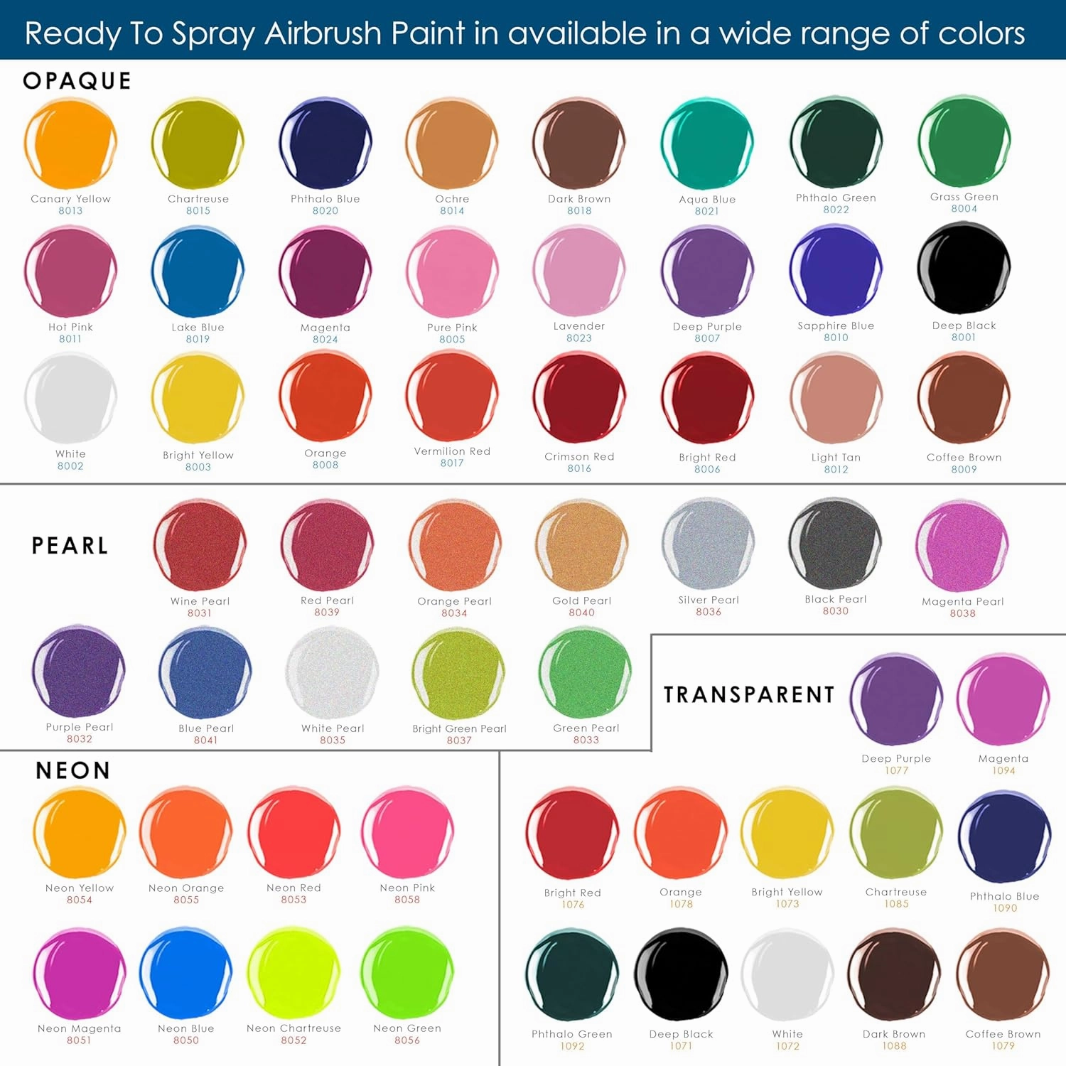 U.S. Art Supply Ready to Spray Bright Red Opaque Airbrush Paint - 8oz Bottle, Professional Grade Non-Toxic Water-Based Colors for Vibrant & Permanent Results