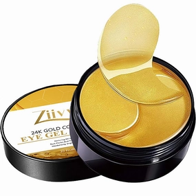 Under Eye Collagen Patches Eye Masks with 24K Gold and Snail, Eye Gel Treatment Masks for Puffy Eye & Dark Circles, Anti Wrinkle, Moisturizing Improves Elasticity 30 PAIRS (Gold & Snail)