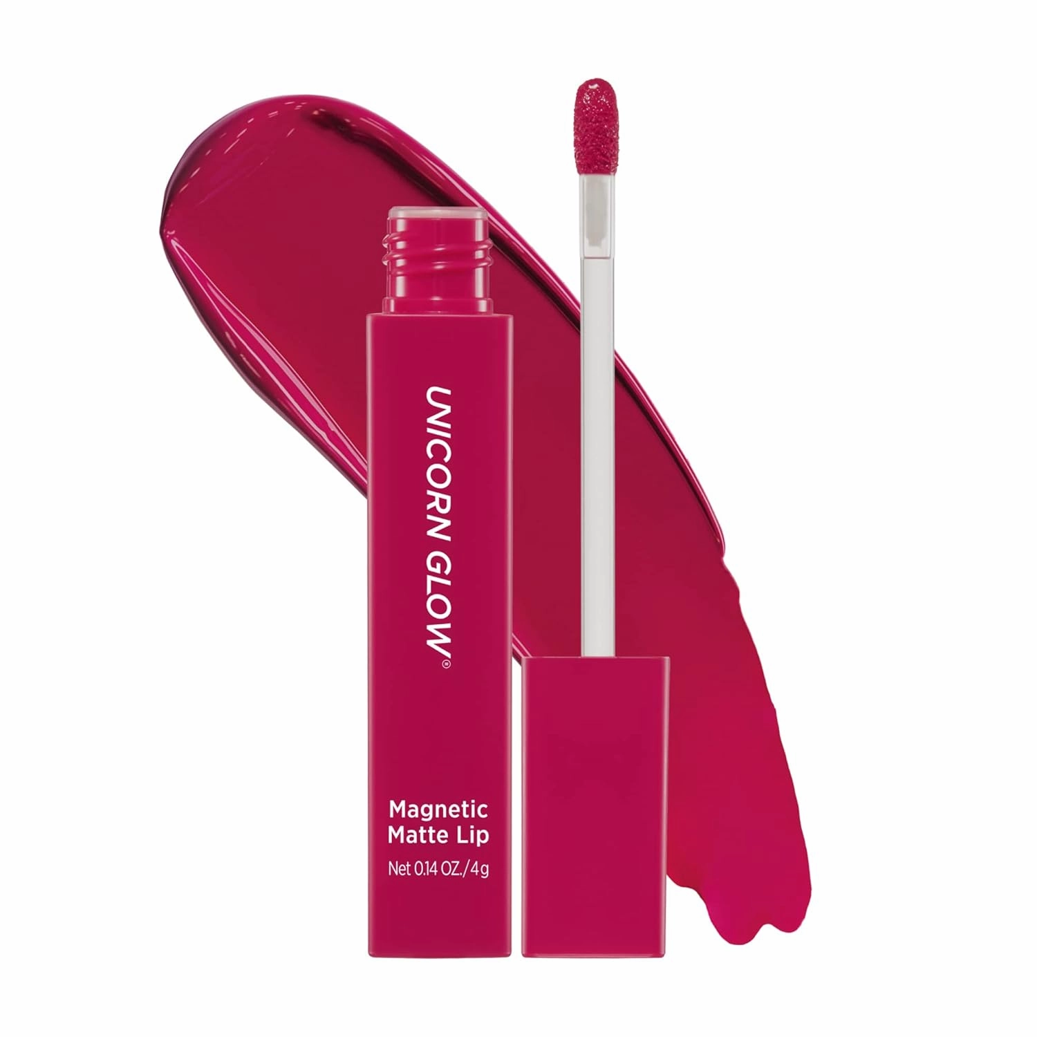 UNICORN GLOW Magnetic Matte Lip [02 Gift], Matte Lip Stain Lip Tint Matte finish Cruelty Free Vegan Made in Korea 0.14 oz. / 4 g