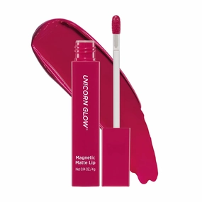 UNICORN GLOW Magnetic Matte Lip [02 Gift], Matte Lip Stain Lip Tint Matte finish Cruelty Free Vegan Made in Korea 0.14 oz. / 4 g