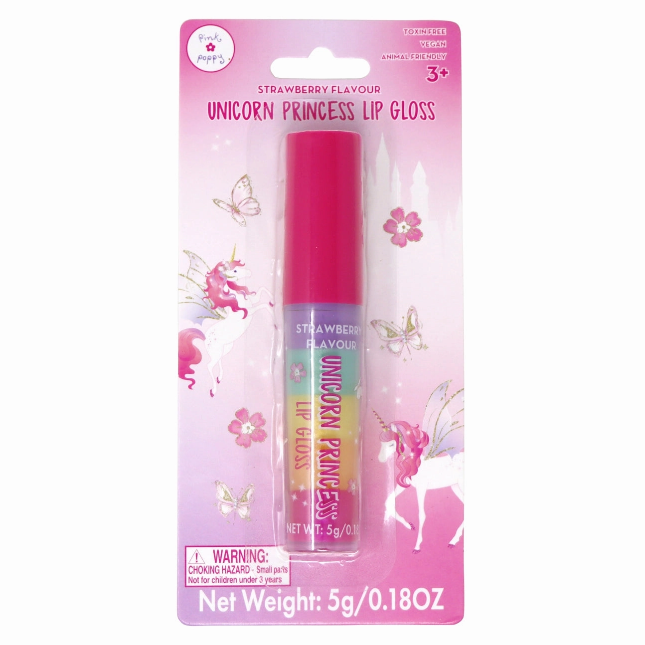 Unicorn Princess Lipgloss - Pink Poppy