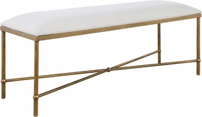 Uttermost 23886 Avenham - Bench-20.25 Inches Tall and 50.5 Inches Wide