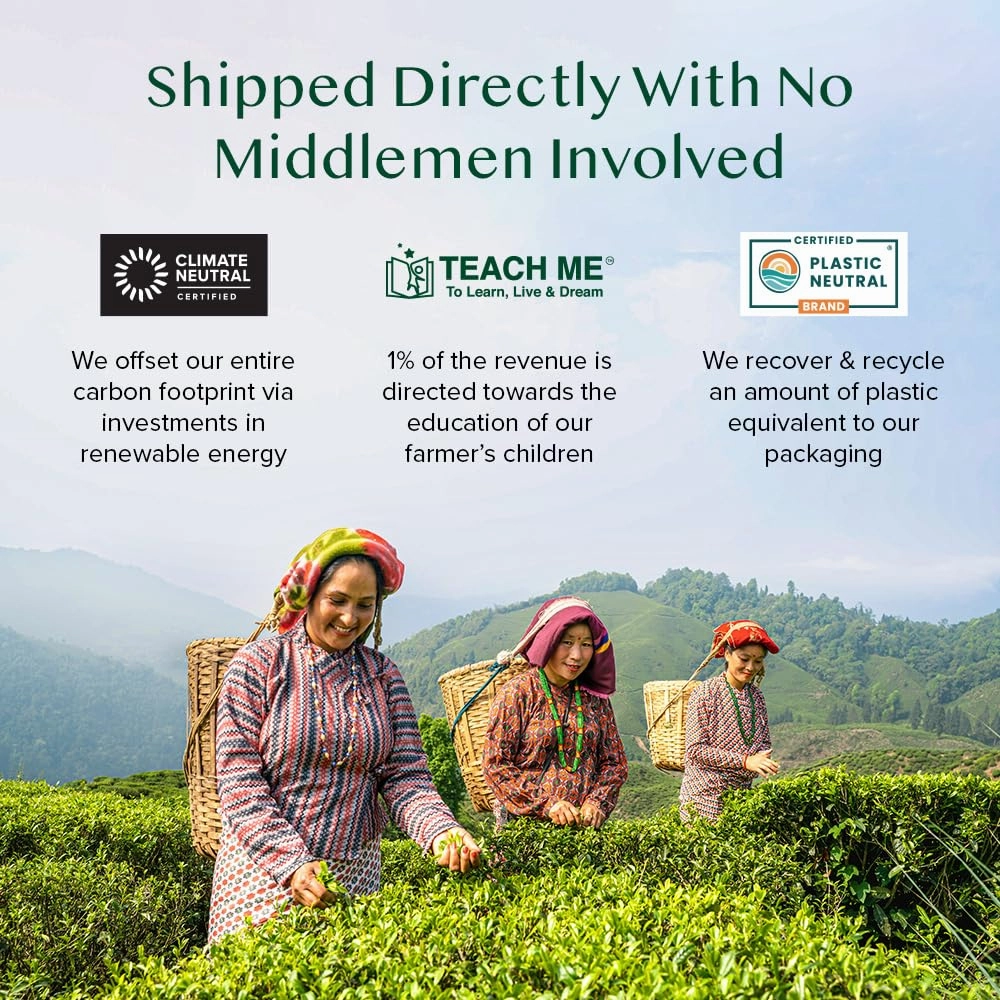 VAHDAM, Second Flush ASSAM GOLD (50 Cups) | 100% PURE UNBLENDED Black Tea Loose Leaf | Black Tea Leaves with GOLDEN TIPS | Brew as Hot or Iced Tea | 3.53oz
