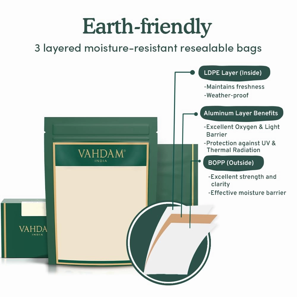 VAHDAM, Second Flush ASSAM GOLD (50 Cups) | 100% PURE UNBLENDED Black Tea Loose Leaf | Black Tea Leaves with GOLDEN TIPS | Brew as Hot or Iced Tea | 3.53oz