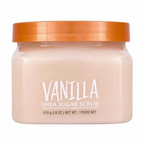 Vanilla Shea Sugar Scrub for Dry Skin - Exfoliating Body Scrub with Shea Butter 18 oz (Pack of 1)