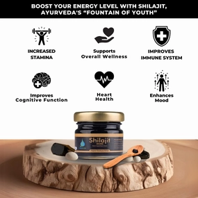 Vedapure Purest Himalayan Shilajit Resin 100% Pure Shilajit with Fulvic Acid & 85  Trace Minerals Complex for Energy & Immune Support, 15 Grams