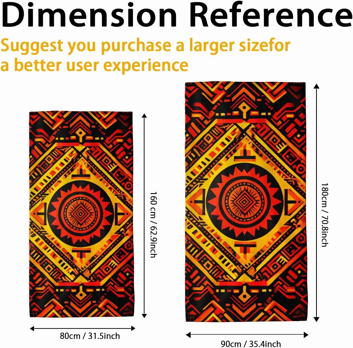 Vibrant Geometric Microfiber Beach Towel Bold Red Yellow Graphic Print, Quick Dry Soft Sand Free Oversized Beach Blanket, Travel Camping Pool Picnic Essentials 62x31 Inch