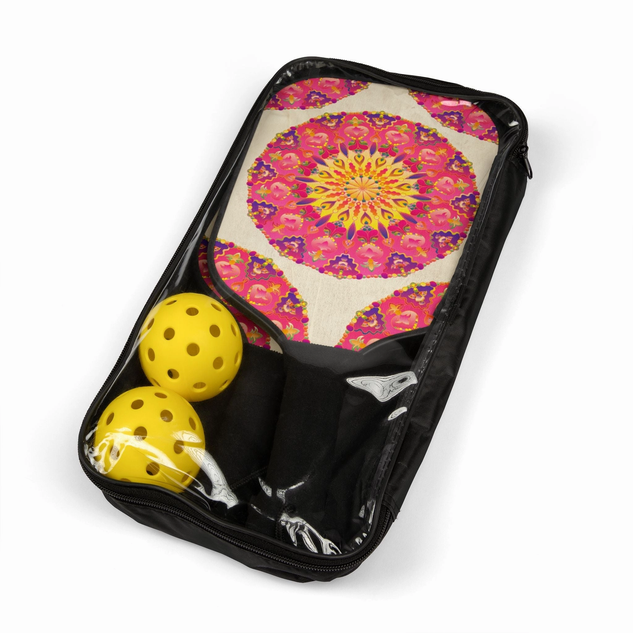 Vibrant Mandala Pickleball Kit