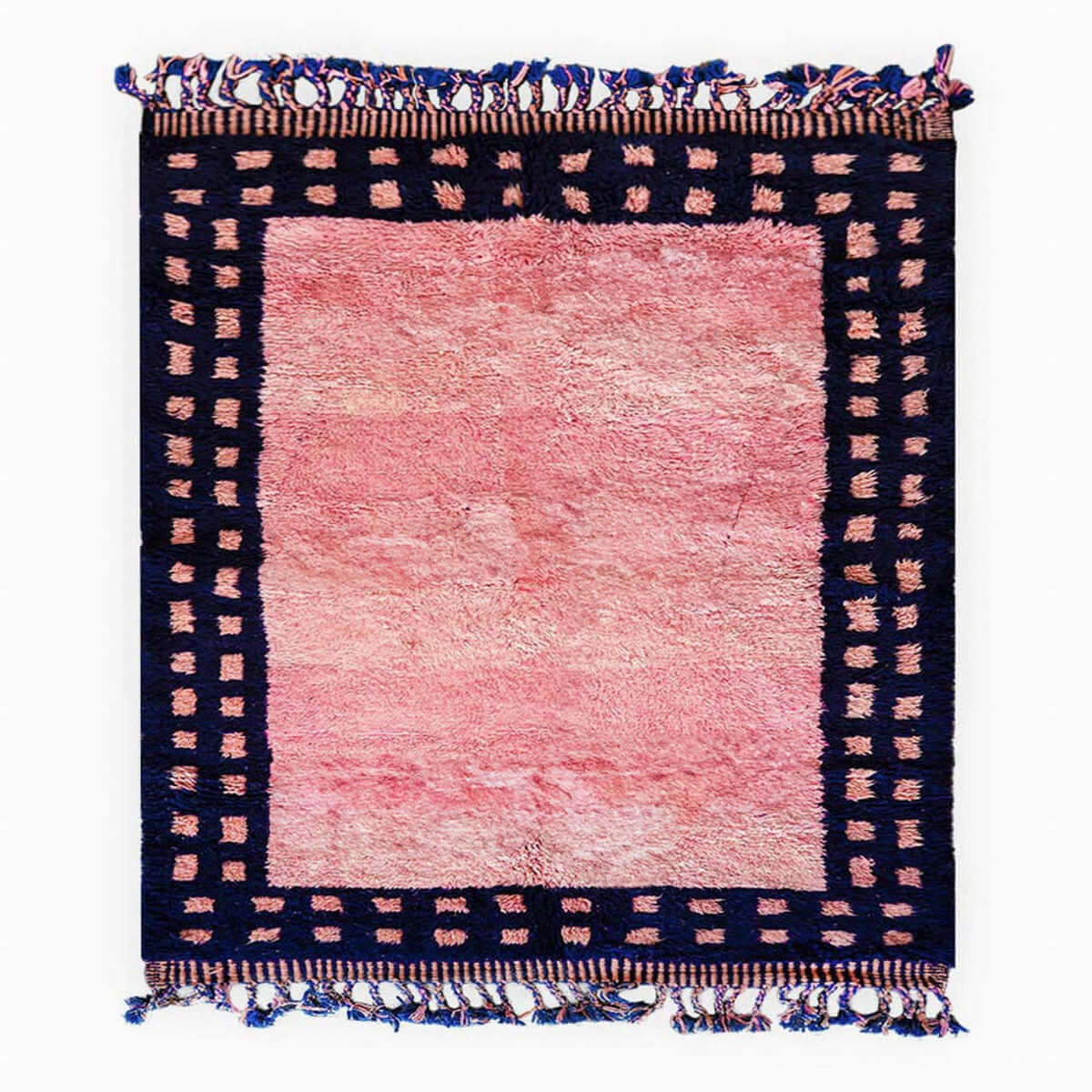 Vibrant Pink Moroccan Rug