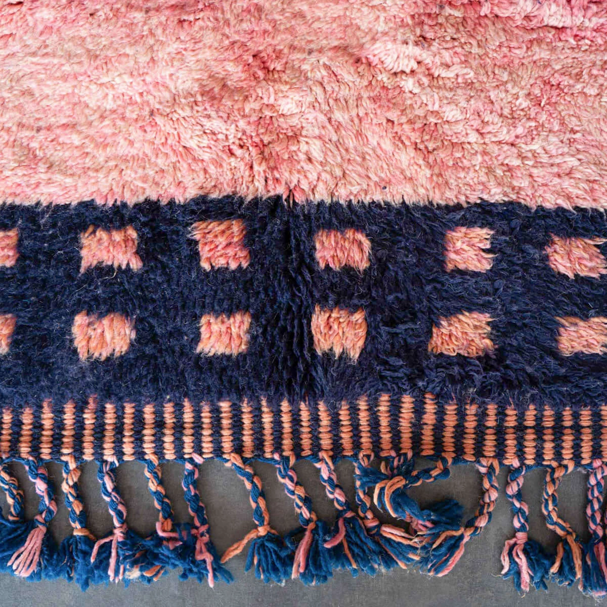 Vibrant Pink Moroccan Rug