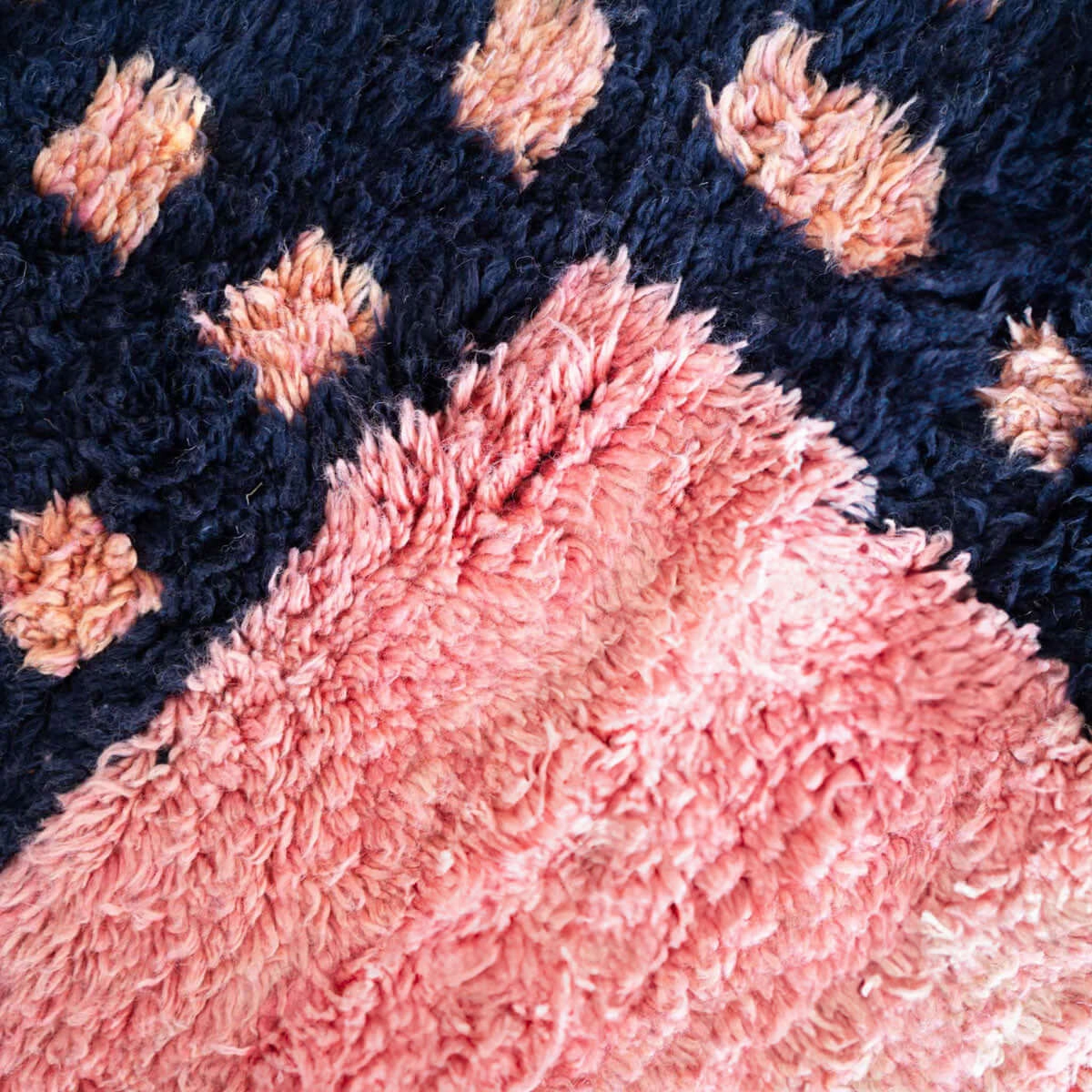 Vibrant Pink Moroccan Rug