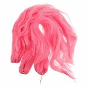 VICASKY 3pcs Pink Braid Hair Extensions 32 Inch: Pre-stretched Crochet Braids For Music Festival - Synthetic Hair For Braiding And Styling