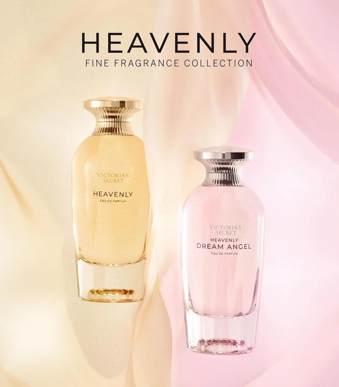 Victoria's Secret Heavenly Eau de Parfum, Notes of Gold Musk, Vanilla Sandalwood & White Jasmine, Perfumes for Women (1.7 oz)