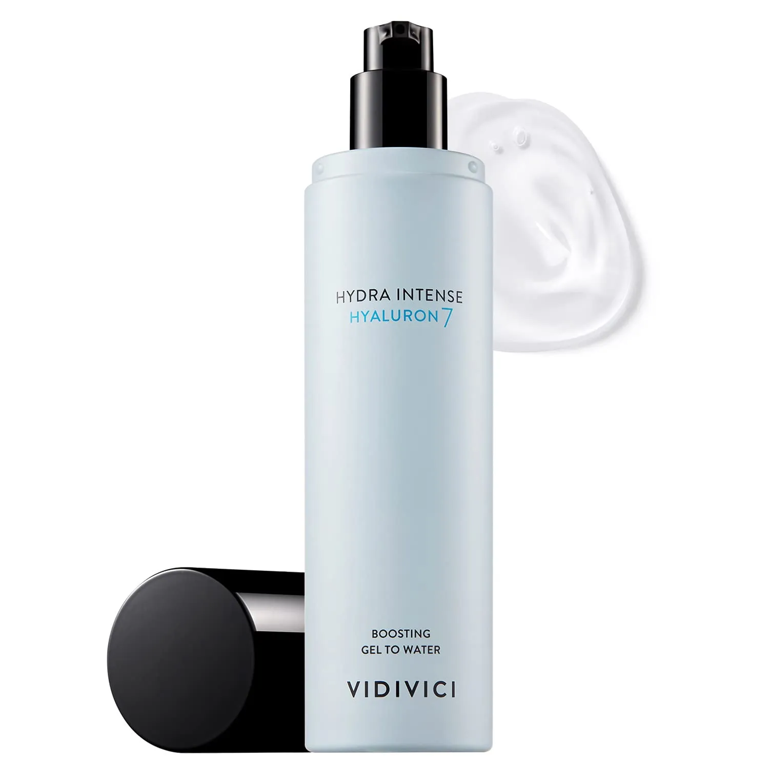 VIDIVICI Hydra Intense Hyaluron7 Boosting Gel to Water – Hydrating Essence with Hyaluronic Acid and Marine Extracts – Moisture Booster – Irritation Free 4.06 fl.oz.