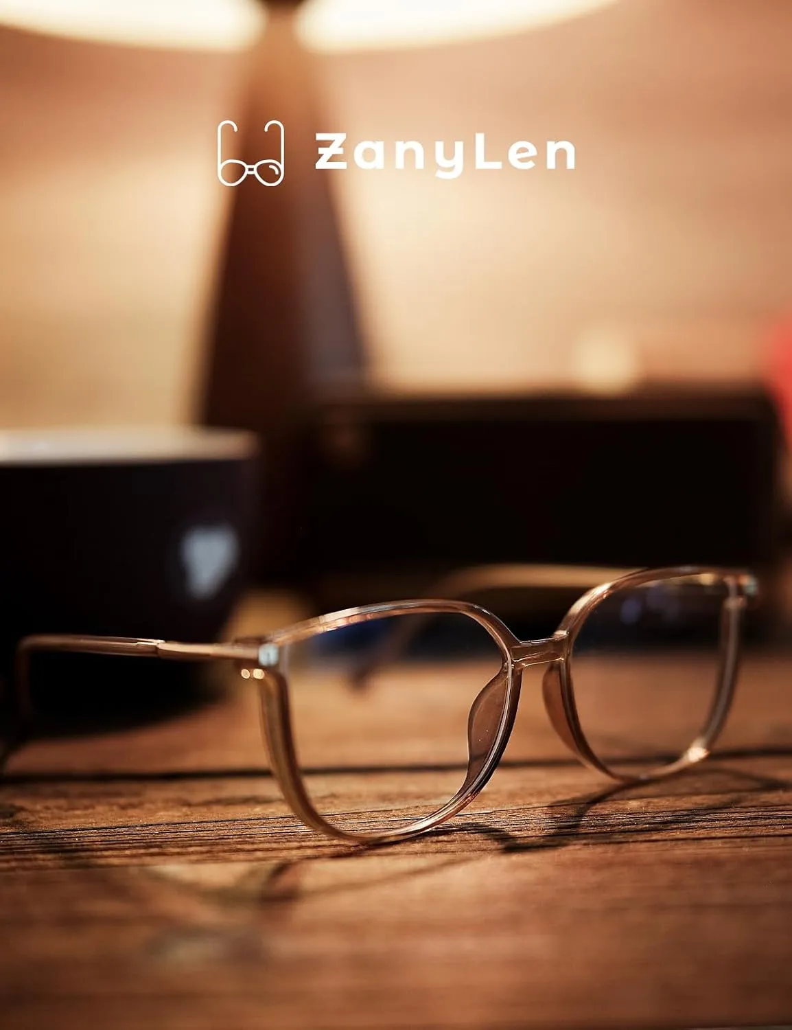 Vintage Cat-eye Blue Light Blocking Glasses for Women, Lightweight TR90 Fashion Eyeglasses