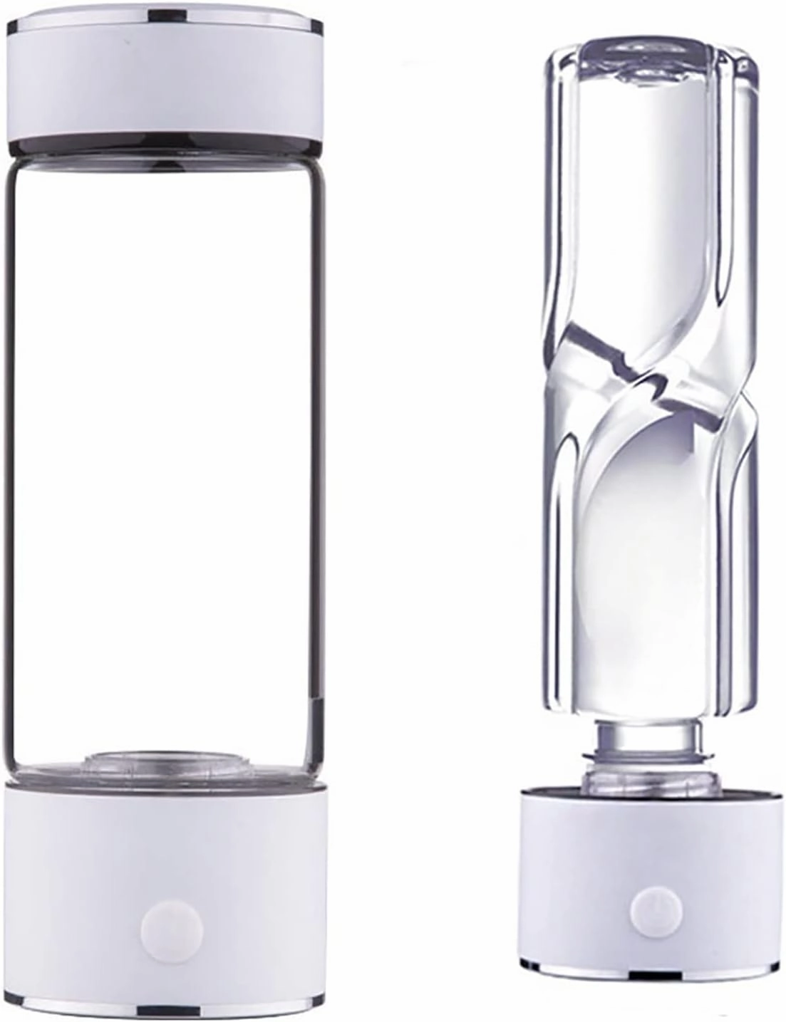 Water Purifiers, Portable Hydrogen Water Bottle Hydrogen Rich Water Generator PEM Pure H2 Water Ionizer Mode 3 Mins Make Hydrogen Content Up to 1100-1300 PPB High Concentration USB Rechargeable 420M