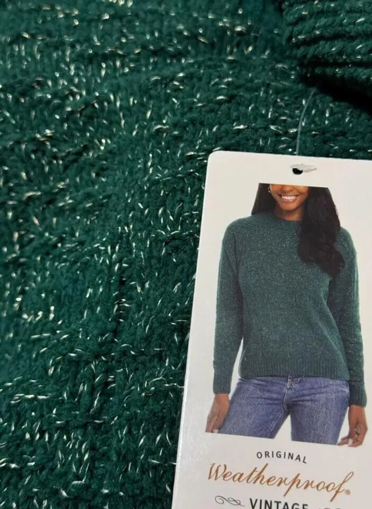 Weatherproof Vintage Women's Chenille Holiday Pullover Sweater