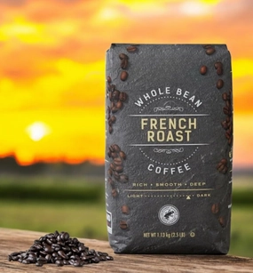 Whole Bean Coffee, French Roast, Dark Roast – Quality Kirkland – Rainforest Certified, 2.5 lbs Bag, Arabica Beans