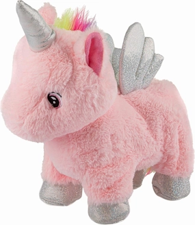 Wild Republic Animated Unicorn, Stuffed Animal, Lights Up, Walks, Shakes, Whinnies, Unicorn Gifts for Girls, Baby Toys, Unicorn Toys, Plush Unicorn, 12", White