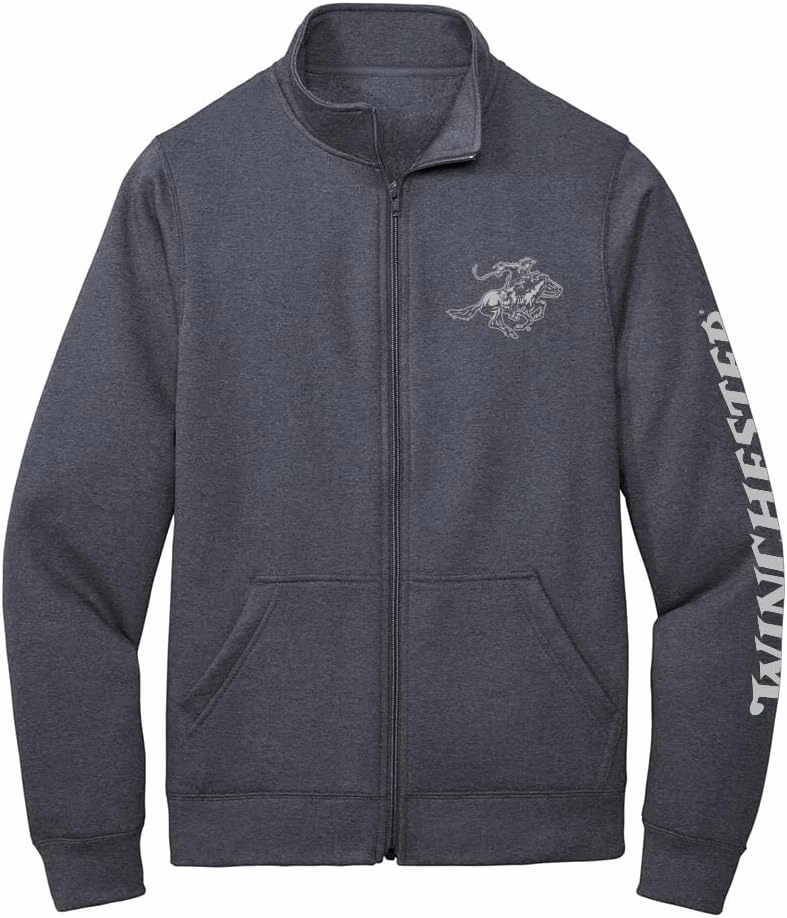 Winchester Official Pro Horse and Rider Men's Fleece Full Zip Sweatshirt
