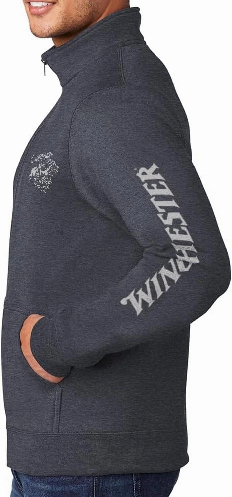 Winchester Official Pro Horse and Rider Men's Fleece Full Zip Sweatshirt
