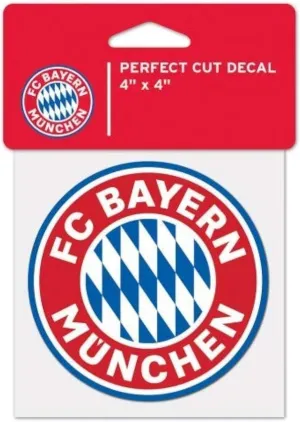 Wincraft FC Bayern Munchen Perfect Cut Die Cut Decal - 4" x 4" Decals