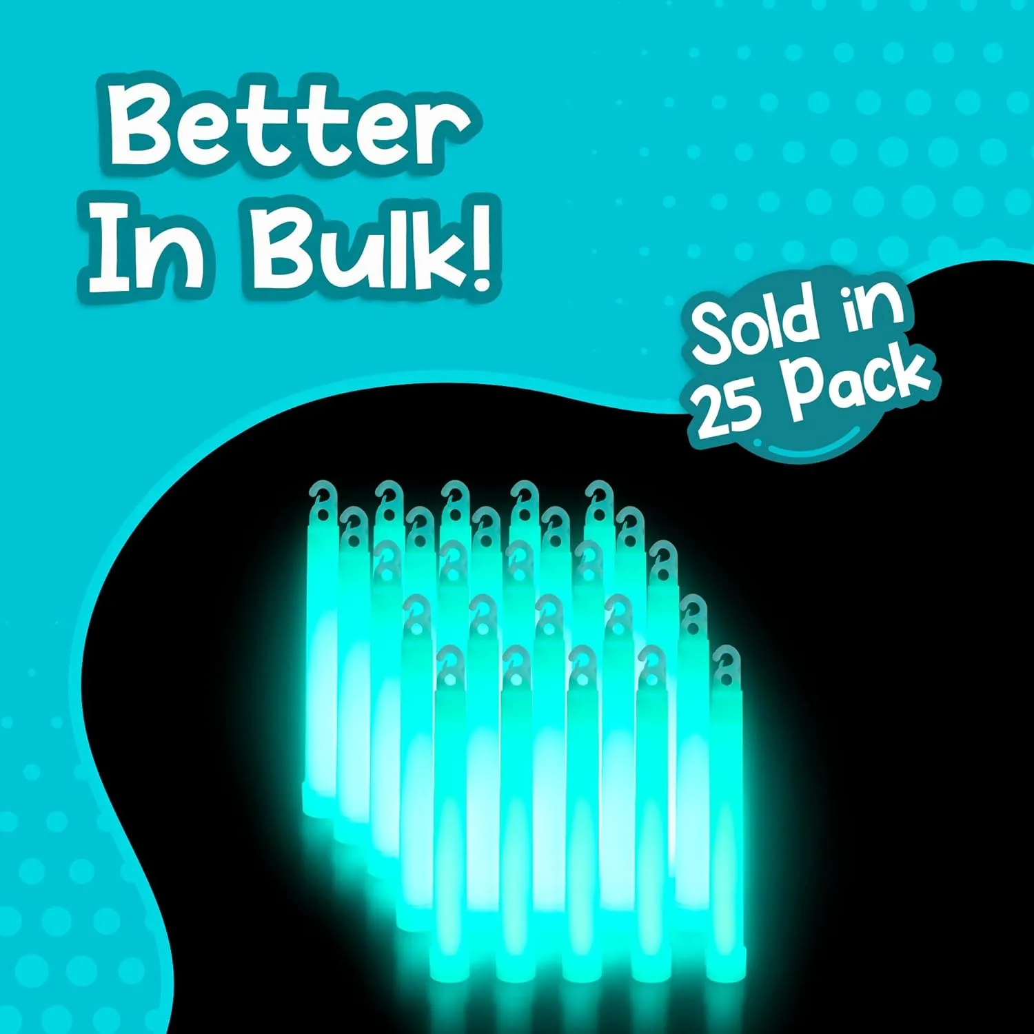 Windy City Novelties - 25 Pack - 6” Premium Glow Sticks