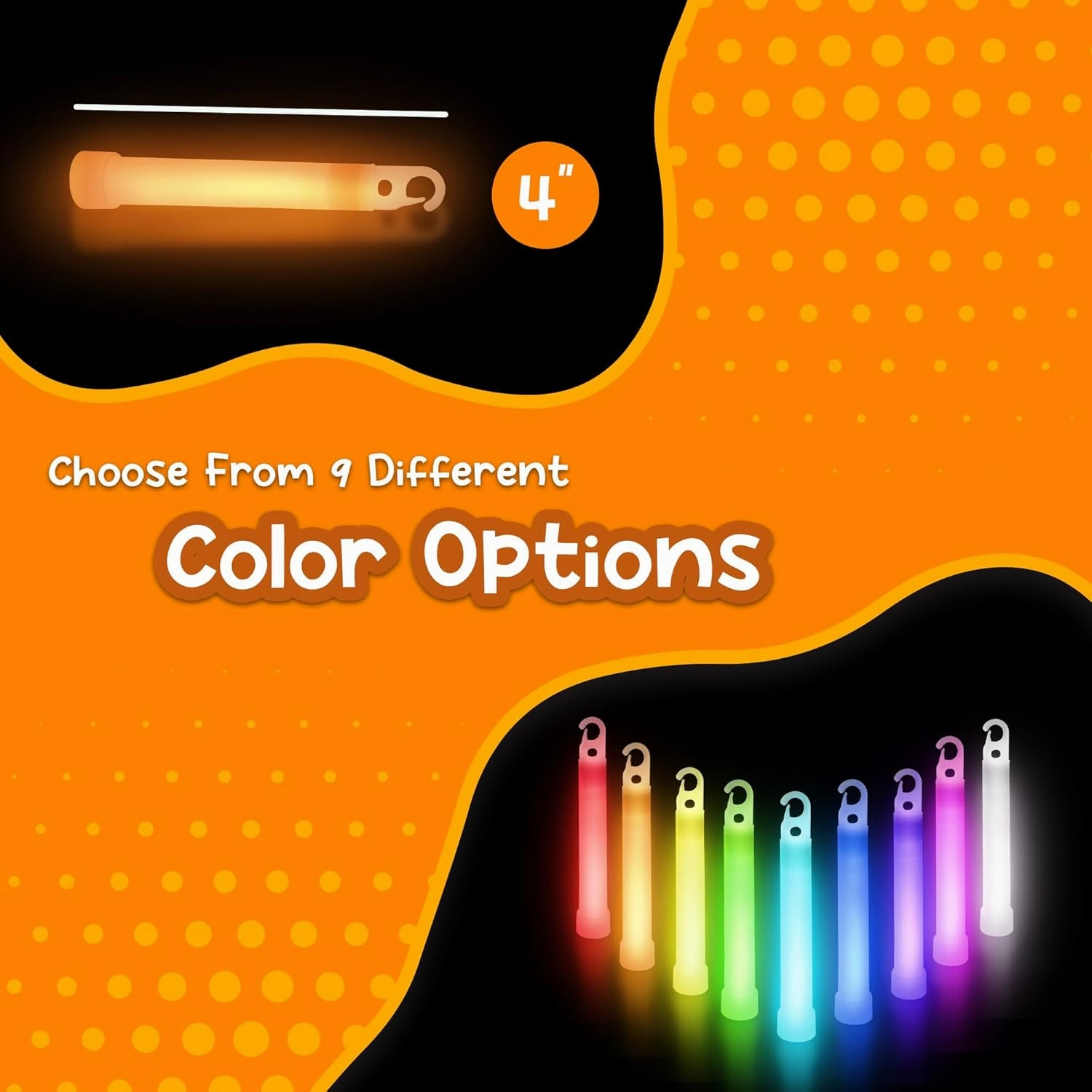 Windy City Novelties - 50 Pack - 4" Premium Glow Sticks