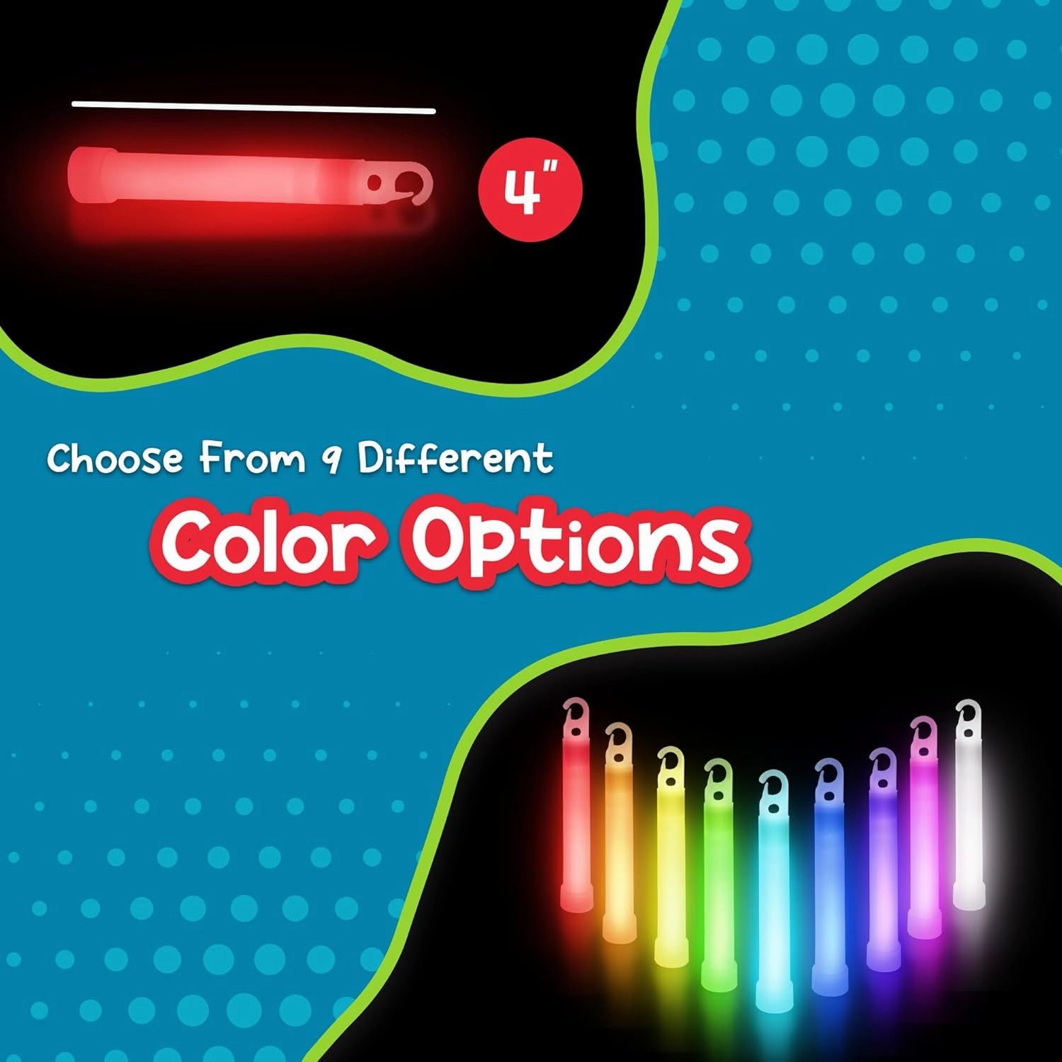 Windy City Novelties - 50 Pack - 4" Premium Glow Sticks