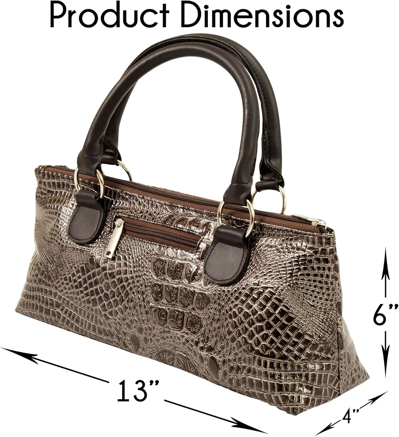 Wine Clutch Bag (Thermal Insulated) Trendy Women’s Carry Tote | Holds Red & White 750mL Bottles | Trendy Fashion | Incl. Portable Waiter-Style Corkscrew