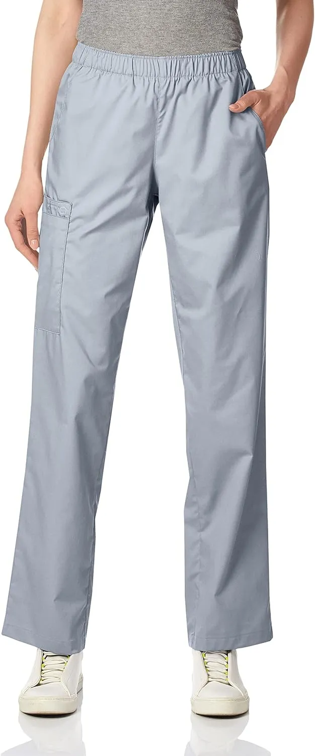 Wink WonderWORK Scrubs for Women, Pull-On Cargo Scrub Pant