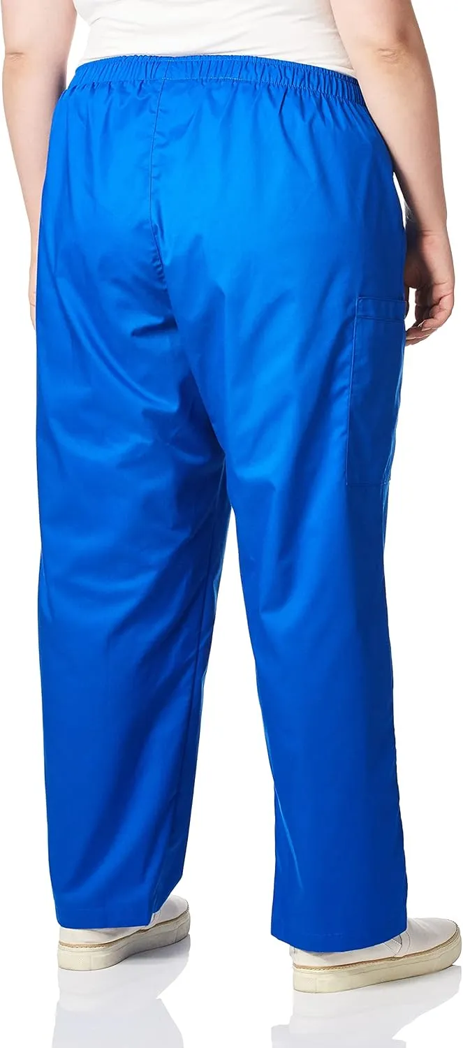 Wink WonderWORK Scrubs for Women, Pull-On Cargo Scrub Pant