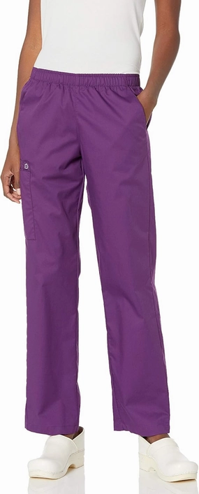 Wink WonderWORK Scrubs for Women, Pull-On Cargo Scrub Pant