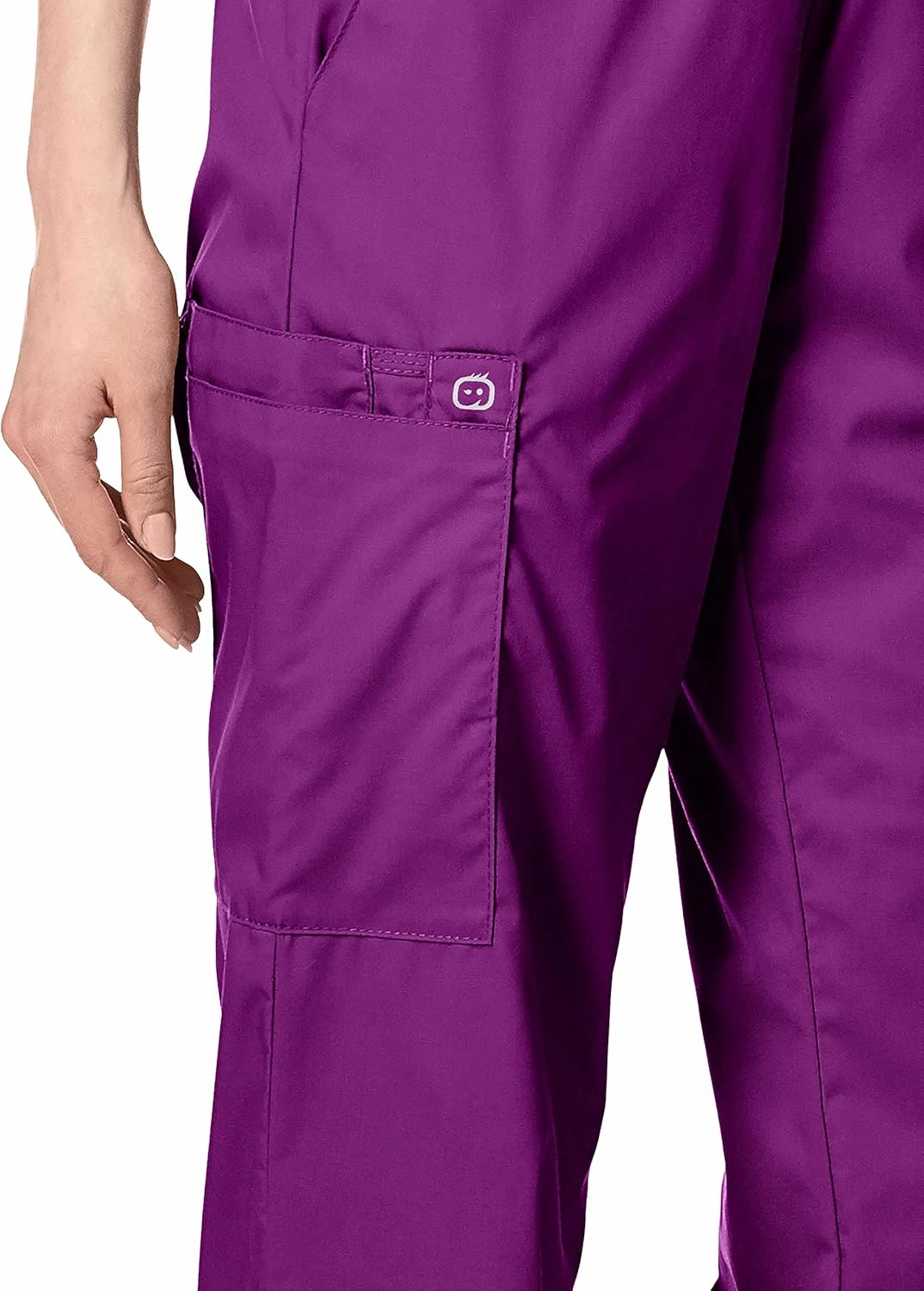 Wink WonderWORK Scrubs for Women, Pull-On Cargo Scrub Pant