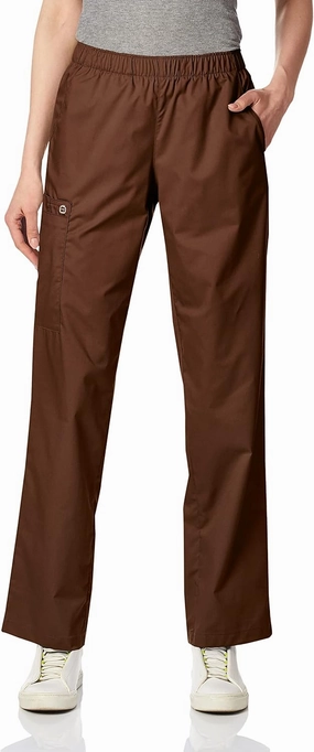 Wink WonderWORK Scrubs for Women, Pull-On Cargo Scrub Pant