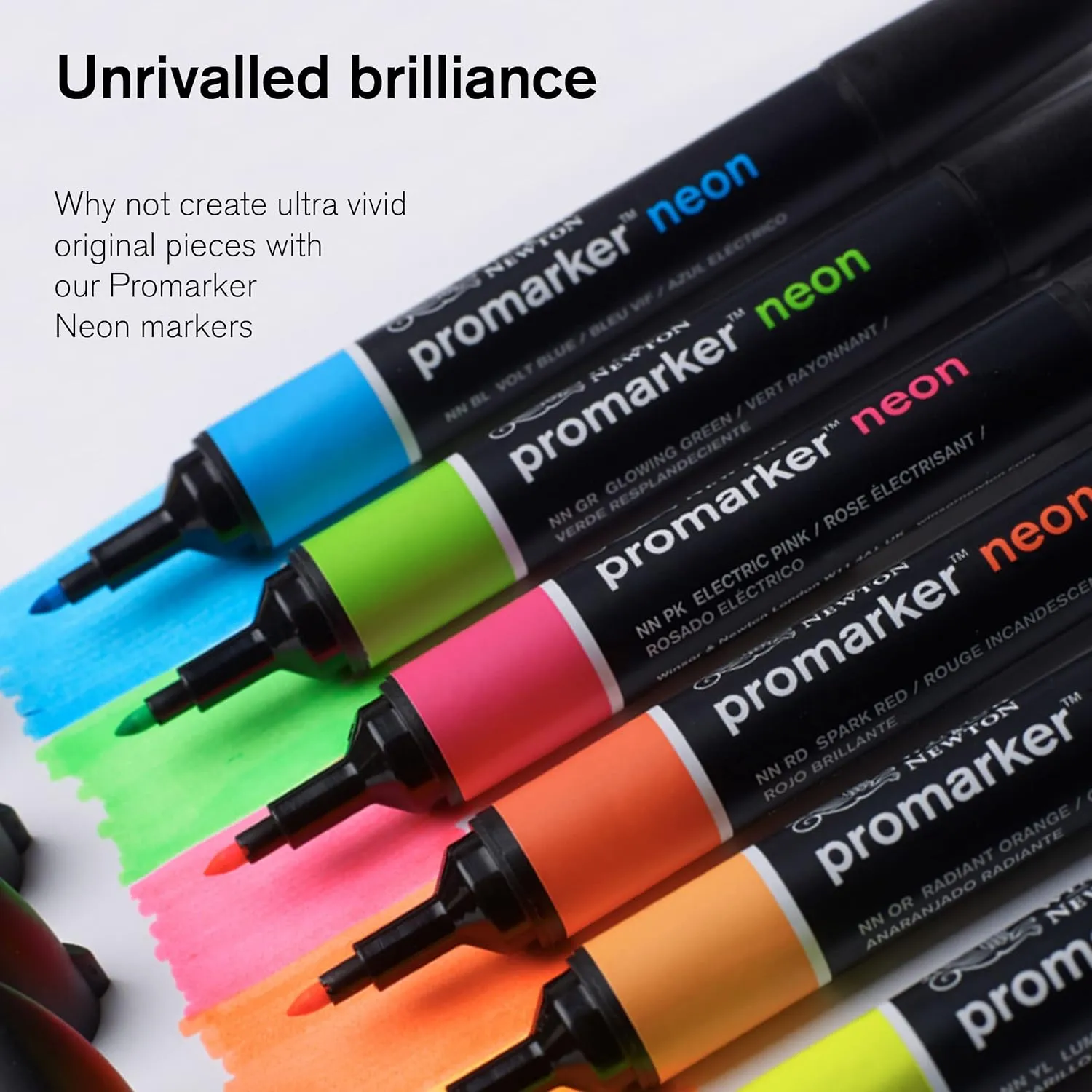 Winsor & Newton ProMarker Brush Set, 12 Count, Vibrant Tones