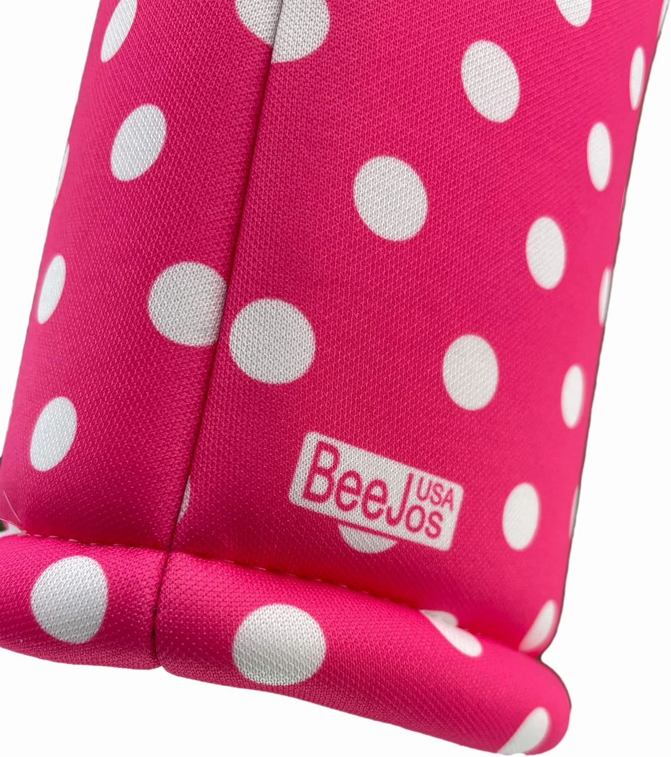 Women’s Hot Pink & White Polka Dots | BeeJoss Golf Club Headcover | Driver Fairway Hybrid-Sold Separately | Handmade in USA