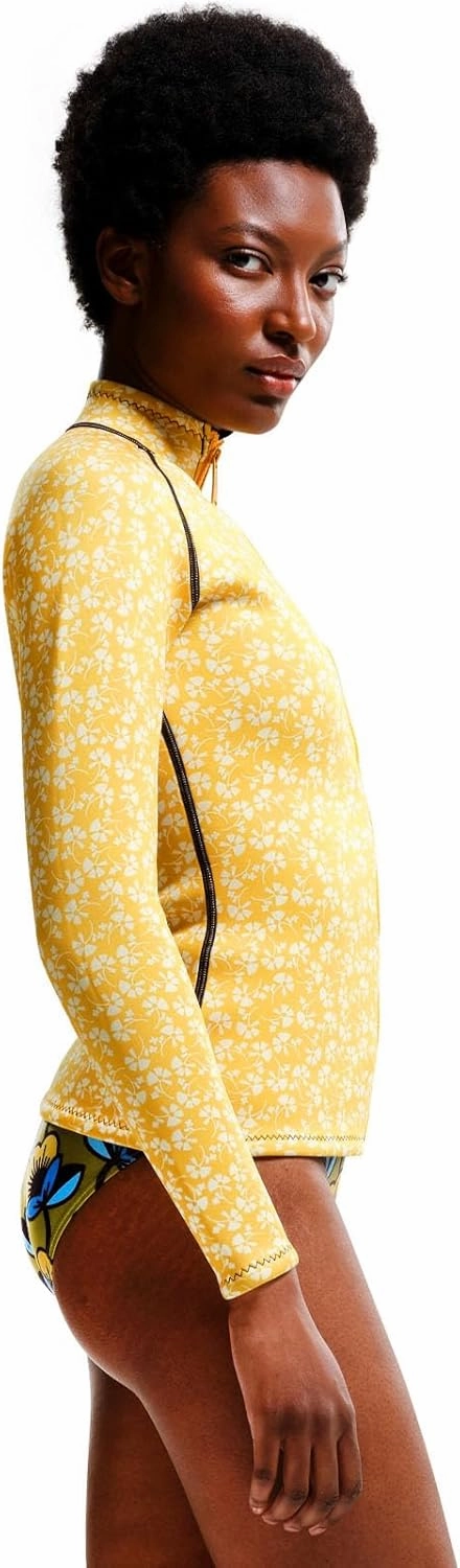 Womens Orla Kiely Full Zip Bold Pattern Surf Swim Scuba Jacket Top