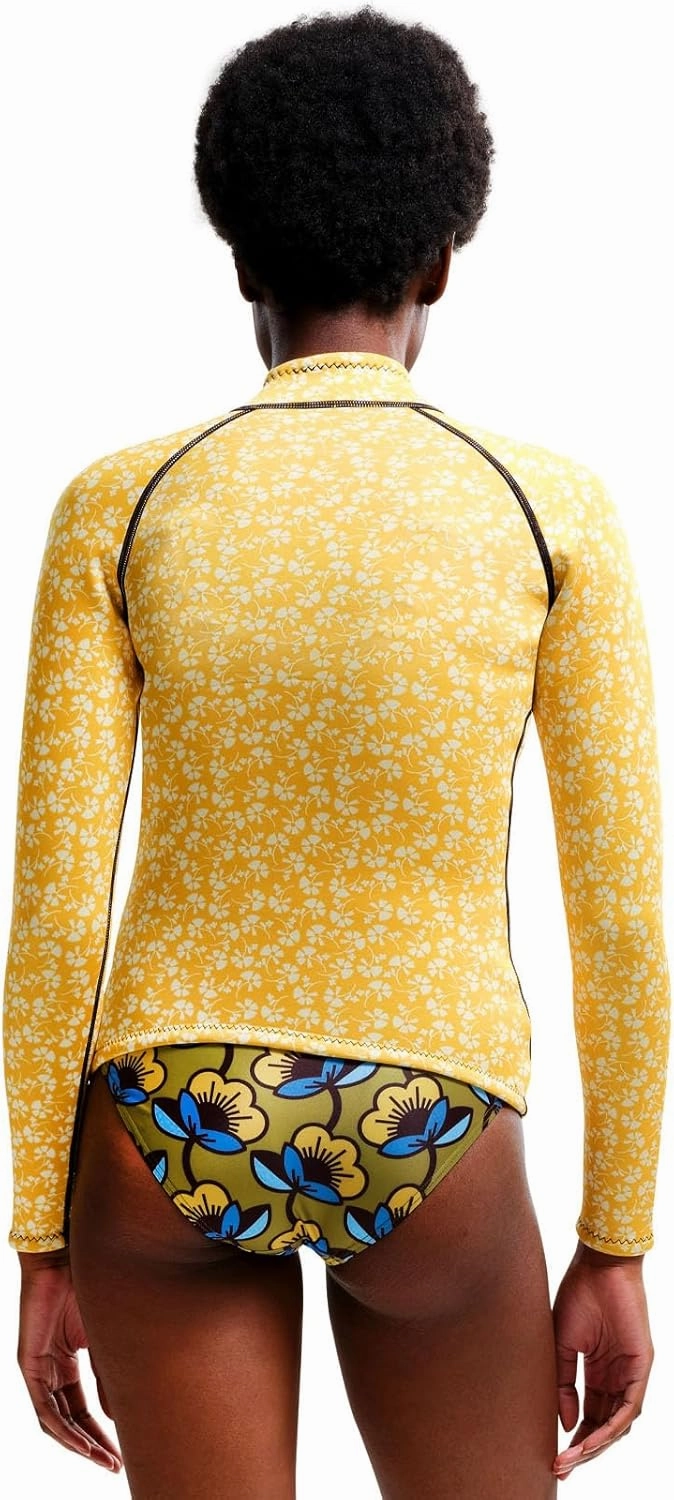 Womens Orla Kiely Full Zip Bold Pattern Surf Swim Scuba Jacket Top