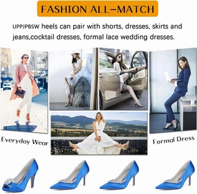 Womens Wedding Shoes Womens Court Shoes Pointed Toe Kitten Mid Low Heel Mary Jane Rhinestone Wedding Sandals Ladies Pumps Gold(Red,5 UK)
