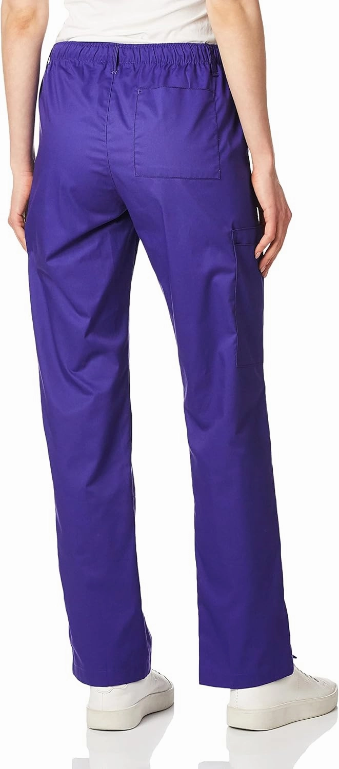 WonderWink Women's Petite-Plus-Size Wonderwork Straight Leg Cargo Scrub Pant